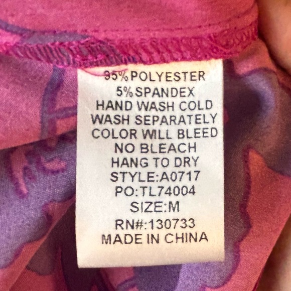 Umgee Women's Midi Dress in Pink and Purple Floral - Picture 3 of 4